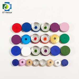 20Mm Y Tế Nhôm Nhựa <span class=keywords><strong>Crimp</strong></span> Lật Đầu Niêm Phong Cho Tiêm Vial Cap - Product Image 2