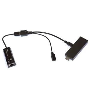 บัฟเฟอร์ลดอะแดปเตอร์ LAN Ethernet สําหรับ <span class=keywords><strong>Fire</strong></span> <span class=keywords><strong>Stick</strong></span> <span class=keywords><strong>TV</strong></span> 3 <span class=keywords><strong>GEN</strong></span> <span class=keywords><strong>2</strong></span> สตรีมมิ่งลดสีดําลวดอินเทอร์เน็ตเครื่องมือ - Product Image 4