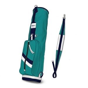Sac de golf portable léger résistant à l'<span class=keywords><strong>eau</strong></span> en toile cirée couleur unie, sac de transport pour le dimanche, pochette à crayons jaune <span class=keywords><strong>vert</strong></span> clair avec garniture en PU - Product Image 3