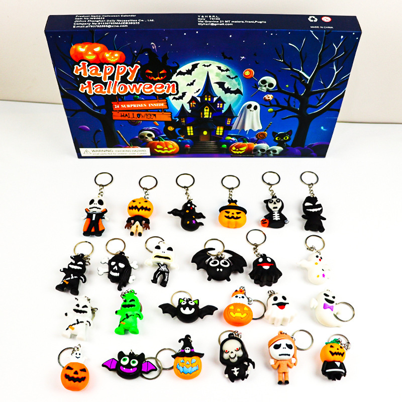 24 porte-clés Halloween