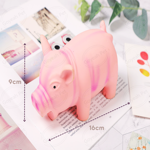 Gekke Varken Grommen Latex Huisdierspeelgoed Knaaggegrunts Varkenshond Piepspeelgoed - Product Image 5