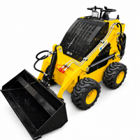 Mini-chargeuse sur pneus S360, capacité de la benne de 0,1 m3, puissance de 6 kW, norme EPA Euro5, machine de construction compacte