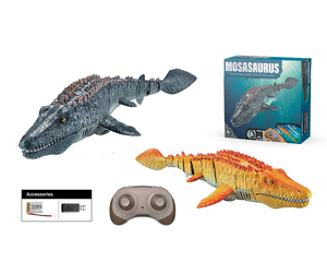 LONGXI - Juguetes de Dinosaurio Mosasaurio con Control Remoto para Niños 2023, Juguetes de Simulación de Dinosaurios con Control Remoto de 2.4G y 4 Canales, Robot - Product Image 5