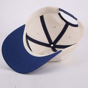 Bordado personalizado 5 Panel ala curva sombrero de béisbol Deportes al aire libre Gorras de béisbol sin estructura Gorras con logotipo - Product Image 5