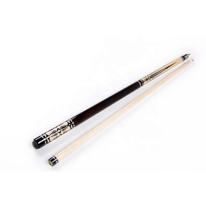 Bâton de queue de table en bois d'érable noir, 1/2 j, Joint rapide en acier inoxydable, 12MM - Product Image 1