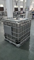 Réservoir IBC en acier inoxydable SS304 SS316, capacité 1000L, pour sirop d'érable, eau, miel, stockage d'azote liquide, produits chimiques, 0,2 MPa, garantie 1 an, 105 kg