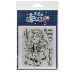 Silicon Self Inking Custom Logo Briefmarken Personal isierte Craft Clear Briefmarken für die Karten herstellung