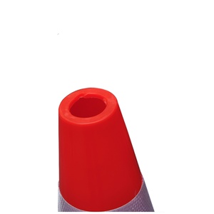 70Cm PVC Tiêu Chuẩn Châu Âu Cảnh Báo Màu An Toàn Giao Thông Cone - Product Image 2