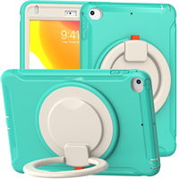 Çocuklar için kılıf Apple iPad Mini 1 2 3 4 5 7.9-inç ile 360 tam dönen kullanışlı kolu Hands ücretsiz darbeye ve çocuklar için standı