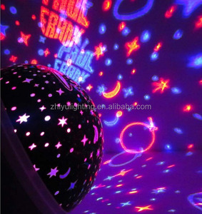Veilleuse avec mini lecteur de musique intégré pour salon et chambre / Projecteur rotatif d'étoiles Cosmos pour enfants / nuit - Product Image 6