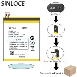 Оптовая продажа, высококачественные портативные аккумуляторы для сотовых телефонов, завод для OPPO R809T R819T R809 R819 Trovare 2 BLP551 - Product Image 3
