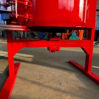 Centrifugeuse à or compacte à faible coût avec pompe, moteur et roulement, concentrateur d'or portable à bol rouge pour l'extraction de l'or fin 1t/h