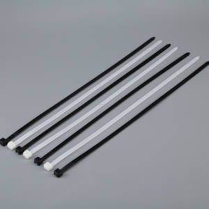 Bridas de nailon 66 de 4.8*300mm - Mejor precio, 12 bridas autoblocantes negras, plástico PA66 de alta resistencia para uso eléctrico y general - Product Image 3