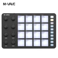 M-VAVE SMC-PAD rampe de lancement Interface USB-C Portable petit contrôleur MIDI sans fil clavier de percussion électronique grand public