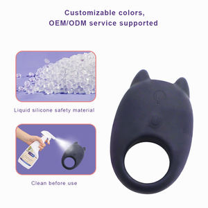カップル向け遅延射精用ペニスリング、男性用マスターベーター、男性用玩具、コックリング、リトルデビルエクステンダーロックペニスリング - Product Image 4