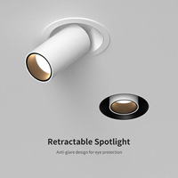 Nueva Lámpara LED Cilíndrica de Superficie IP44, Moderna, de Aluminio, para Iluminación Interior de Hoteles