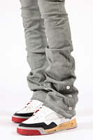 Jeans imprimés pour hommes Mode hip-hop haut de gamme Pantalon droit décontracté Couple ample Pantalon rétro américain de rue