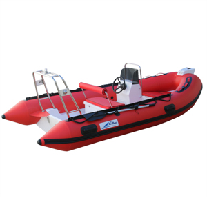 14ft sợi thủy tinh câu cá W/t jokey giao diện điều khiển cứng nhắc hull thuyền Inflatable - Product Image 1