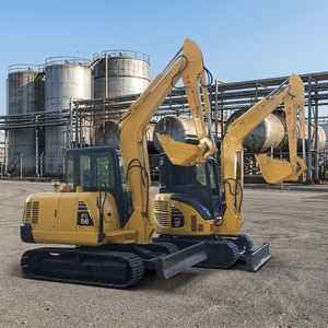 Excavadora Usada Komatsu PC56 de 5 y 6 Toneladas, Fabricada en Japón, en Stock para Construcción, Puerto de Shanghái - Product Image 1