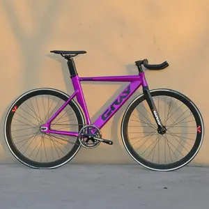 700C المسار الملونة دراجة بسرعة ثابتة سرعة واحدة fixie الدراجات الدراجة الرياضية رمادي المسار دراجة 48 سنتيمتر 52 سنتيمتر 56 سنتيمتر إطار الأسهم