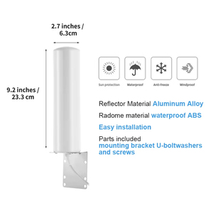 12dBi mạng kép Booster 3G 4G LTE omni-directional ăng ten ngoài trời cho điện thoại di động di động 4G LTE Router - Product Image 3