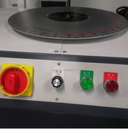 Ventiladores de plástico, motor de transmisión por correa, máquina equilibradora dinámica, equipo de prueba