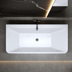 <span class=keywords><strong>Baignoire</strong></span> autonome de trempage en acrylique Rectangle blanc de luxe d'hôtel de haute qualité - Product Image 4