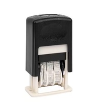 Timbre auto-encreur de bonne qualité 302A anglais date timbre dateur noir pour sceau de bureau