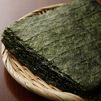 Nori japonais original pour sushi, snacks de nori de Gaishi, algues grillées Yaki Sushi Nori, 100 feuilles/sac