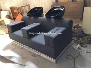 حوض أثاث محل حلاقة الشعر صالون الغسيل العكسي كراسي مزدوجة الشامبو كرسي الشامبو عاء - Product Image 4