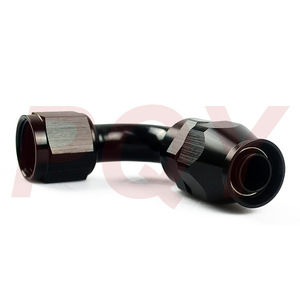 Connecteur de tuyau de carburant en téflon PQY AN4 AN10 90 degrés noir poli pour la mise à niveau et la rénovation - Product Image 2