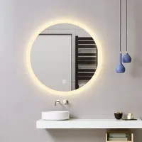 Nuevo Espejo Inteligente Circular Táctil Antivaho con Diseño Moderno y Simple, Espejo Redondo para Baños de Hotel