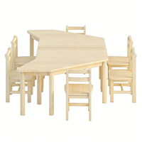 Table d'apprentissage Montessori pour enfants, table combinée pour la maternelle et la garderie, table artisanale