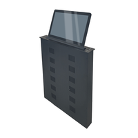 Moniteur rétractable motorisé personnalisé en gros avec écran mince d'ordinateur, écran LCD, support de levage électrique pour bureau