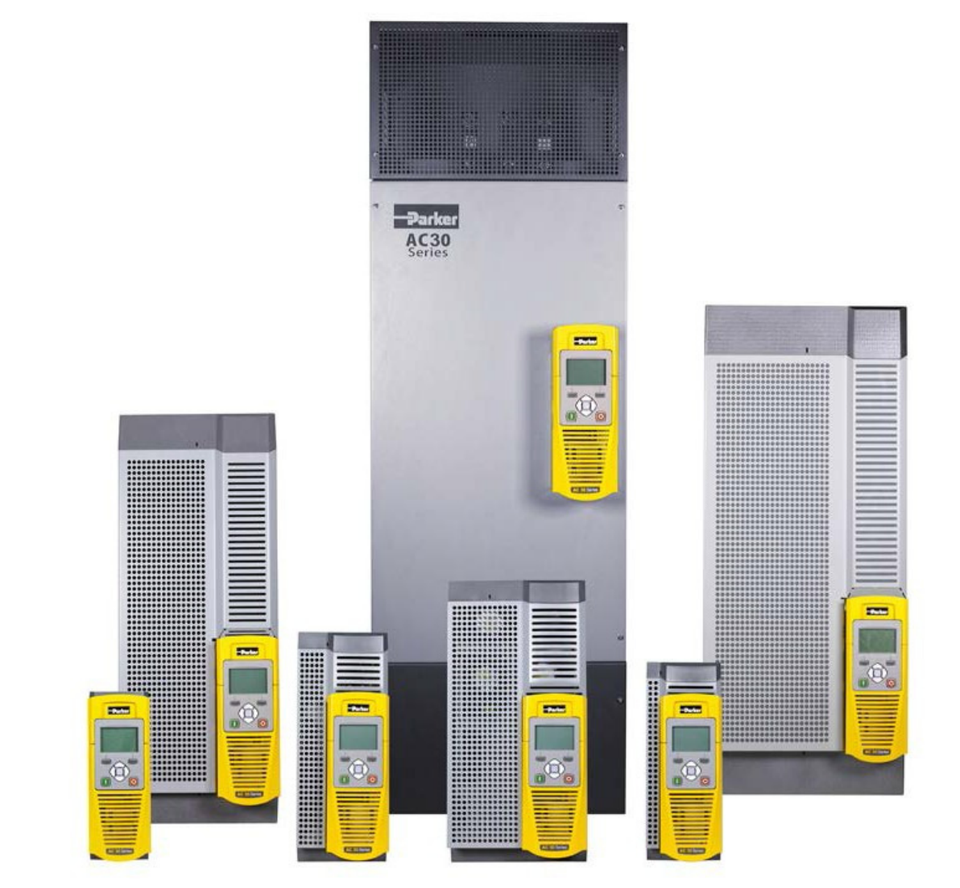 Parker 31V-4H0145-BN-2S-0000 THREE PHASE DIGITAL VARIABLE FREQUENCY AC ...