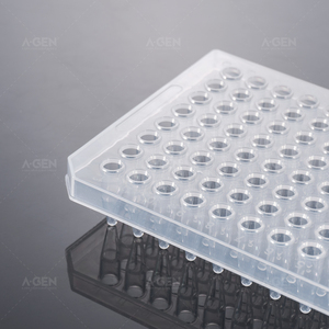 Tube PCR de laboratoire de biotechnologie en gros, compatible avec la plaque PCR semi-encadrée à <span class=keywords><strong>96</strong></span> puits <span class=keywords><strong>SBS</strong></span>/ANSI, consommable de laboratoire - Product Image 2