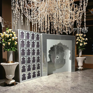 Nouvelle Arrivée : Toile de Fond LEDA Personnalisée en Acrylique Multi-Couches Creux, Détachable, pour Mariage et Grand Scène - Product Image 1