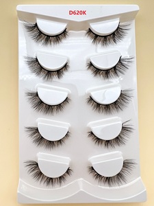 LM 5 Paare Falsche Wimpern Foxy Eye Winged Faux Nerz Wimpern Großhandel 3D Faux Nerz Cat Eye Wimpern - Product Image 6
