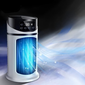Portable Smart Ac Mist Small USB <b>Cooler</b> Fan Digital <b>Mini</b> Water Cooling Air for Summer Air <b>Cooler</b> Fan - Product Image 1