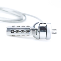 Cable de Hardware de seguridad antirrobo Universal de aleación de Zinc, combinación de ordenador, candado para ordenador portátil