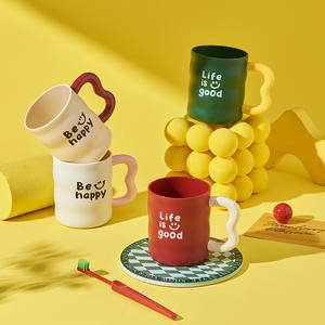 Tasse de rince-bouche simple lettre anglaise tasse de rince-bouche tasse de brossage - Product Image 3