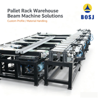 Máquina Automática de Conformación de Paneles para Estanterías de Almacén, Máquina de Soldadura Láser para Fabricación de Vigas de Estanterías Dexion
