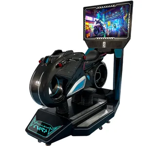 VR 레이싱 시뮬레이터 2024 신상품 뜨거운 판매 9D 블랙 VR 9D 게임 놀이터 실내 vr 게임기