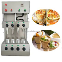 Machine électrique commerciale de tasse de thé de biscuit Baker Machine comestible de tasse de café pour la production des tasses de gaufre