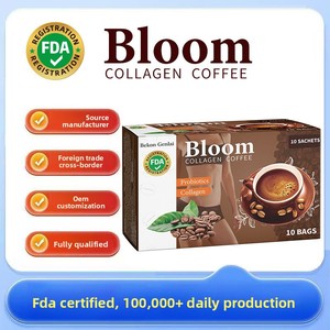 <span class=keywords><strong>กาแฟ</strong></span>คอลลาเจน<span class=keywords><strong>ดำ</strong></span> TK Cross-Border Bloom ปราศจากน้ำตาล บรรจุกล่อง 100 กรัม ขายส่ง รับผลิตแบรนด์ส่วนตัว - Product Image 1