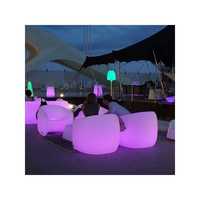 Chaise de soirée KTV avec fleur de prunier lumineuse, imperméable, LED de couleur changeante