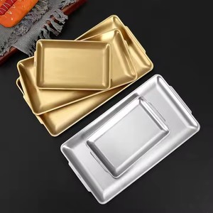 Bandeja pequeña de acero inoxidable para <span class=keywords><strong>restaurante</strong></span> Platos para servir Estilo <span class=keywords><strong>coreano</strong></span> Acero inoxidable 304 Platos Bandeja para servir Fabricantes - Product Image 3