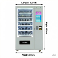 Distributeur automatique de snacks et de boissons, distributeur automatique de snacks populaire, distributeur automatique avec lecteur de carte