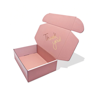 Custom Logo Printed Skincare <strong>Cosmetic</strong> Paper Package Packaging <strong>Box</strong> Luxury Cardboard Packing Pink Corrugated Shipping Paper <strong>Box</strong> - Product Image 3
