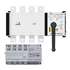Interruptor de Transferencia Automática Gcdqcn 630A 4P Trifásico Grado PC, Fuente de Alimentación Dual ATS para Uso Industrial - Product Image 2